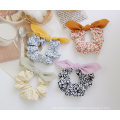 Fashion Colorful Bowknot Hair Tie Fabric Girls Elastic Hair Band